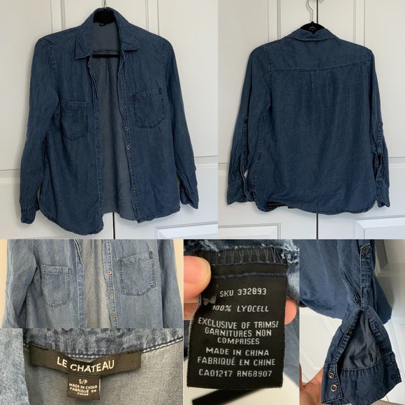 Le Chateau Jean Shirt - Picture 1 of 5